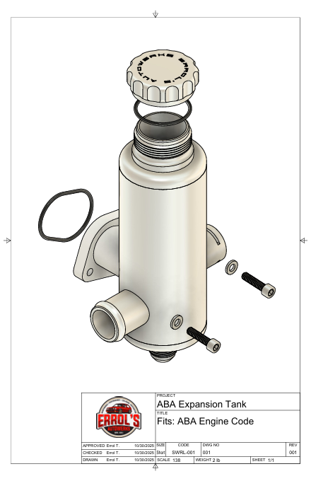 ABA Expansion Tank and Swirl Pot