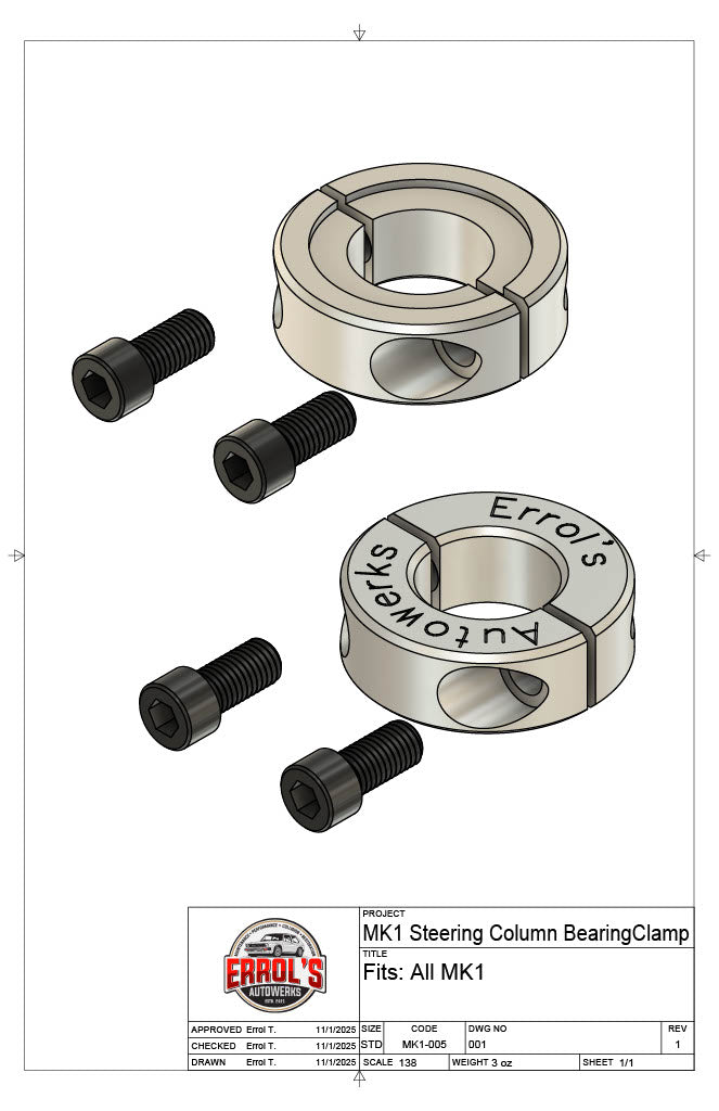 Lower Steering Column Bearing Saver