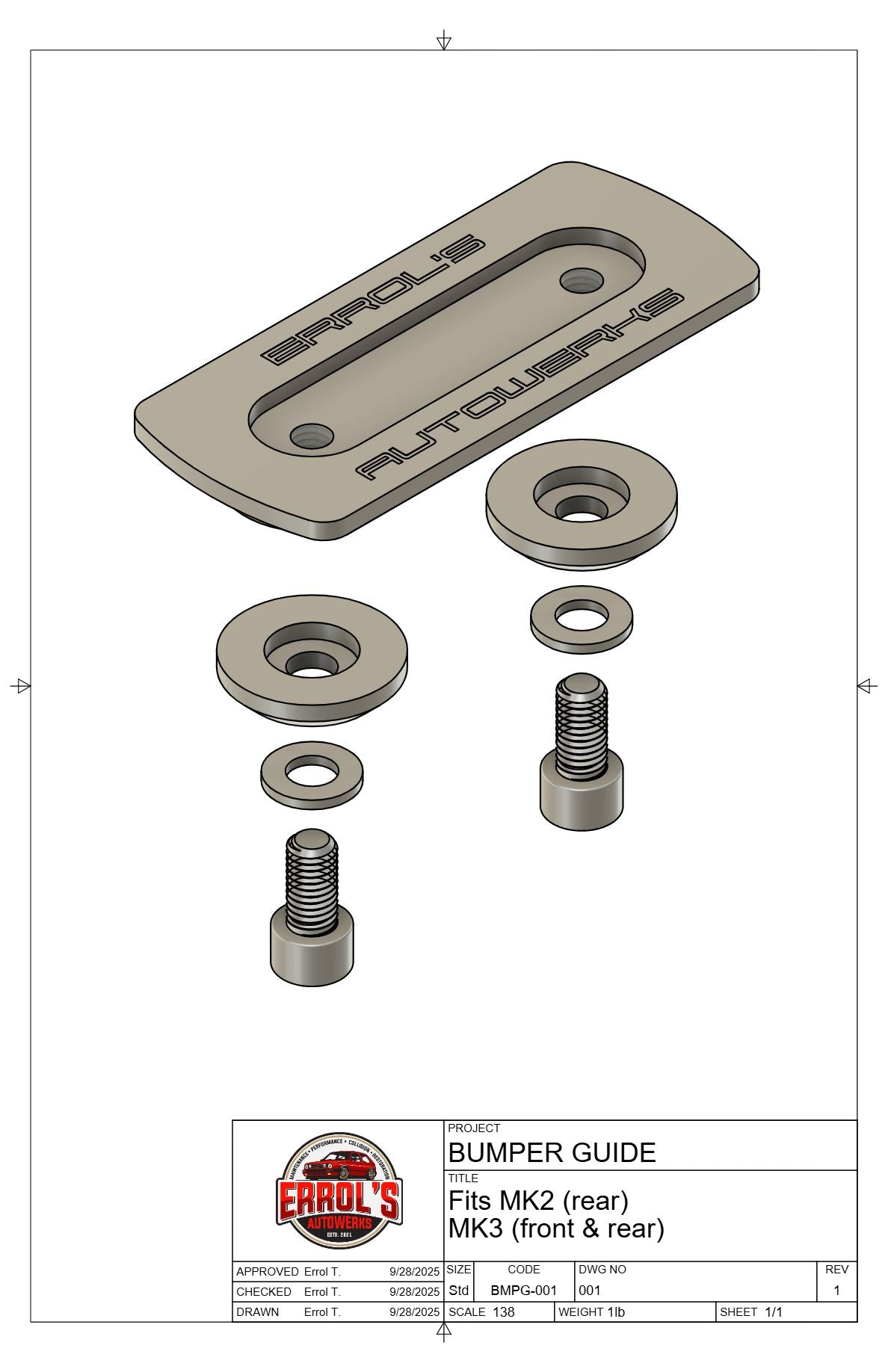 MK3 Bumper Guide