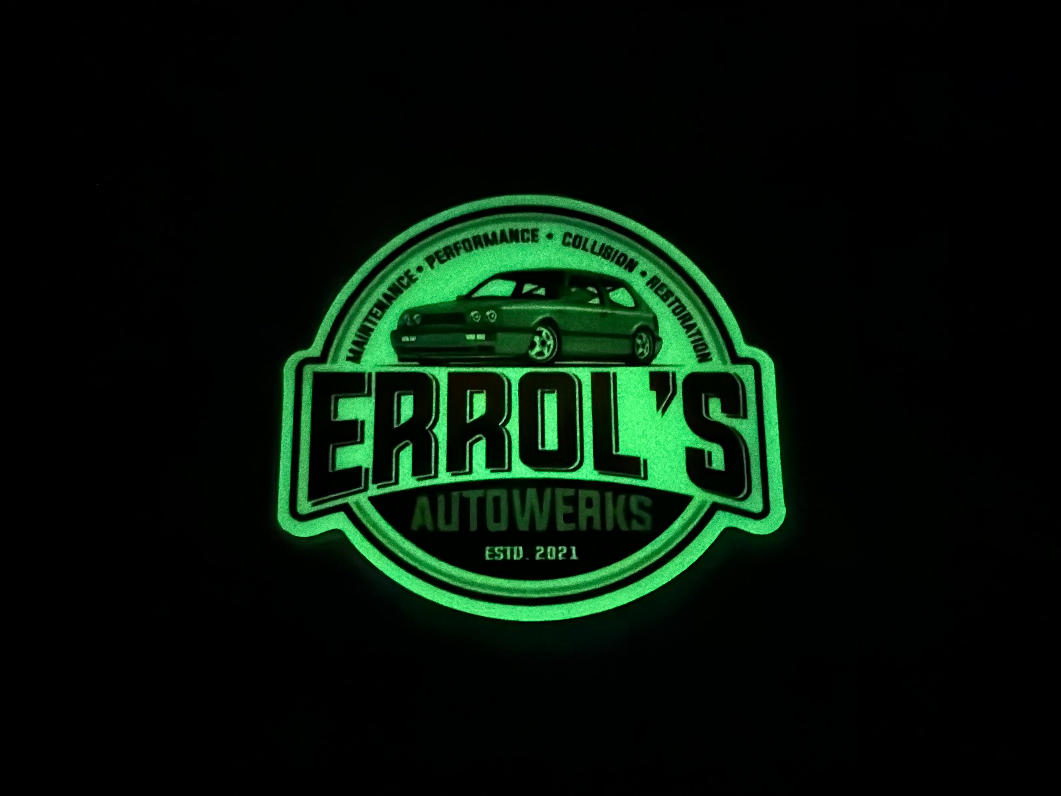 MK3 Glow in the Dark Sticker
